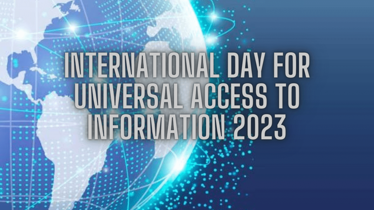 International Day for Universal Access to Information 2023
