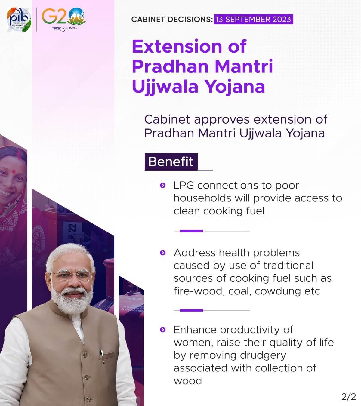 Pradhan Mantri Ujjwala Yojana (PMUY)