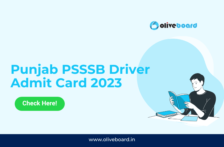 Punjab PSSSB Driver Admit Card 2023