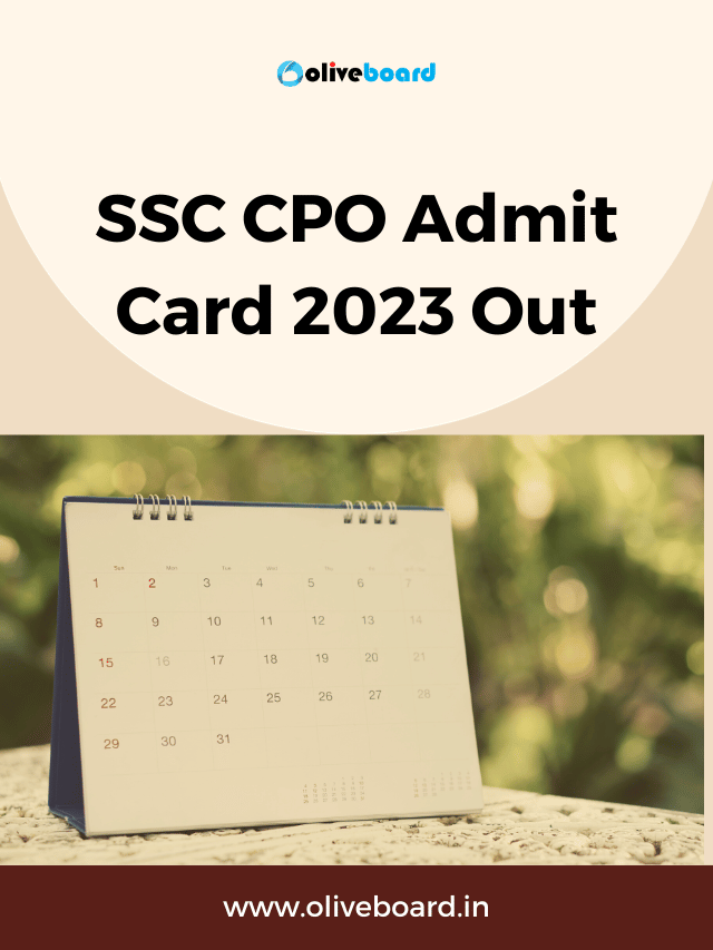 SSC CPO Admit Card 2023