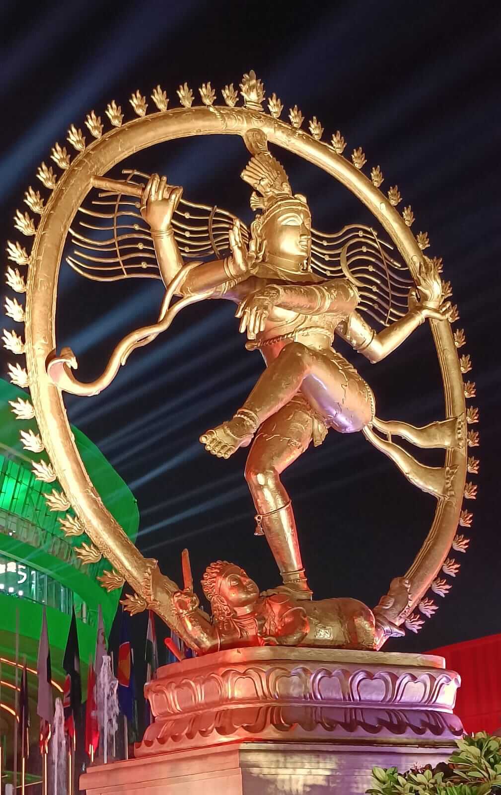 World’s Largest 28-Foot Tall Nataraja Statue at the entrance of Bharat Mandapam