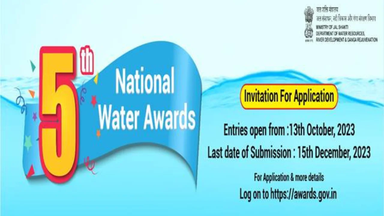 Ministry of Jal Shakti Launches the 5th National Water Awards 2023