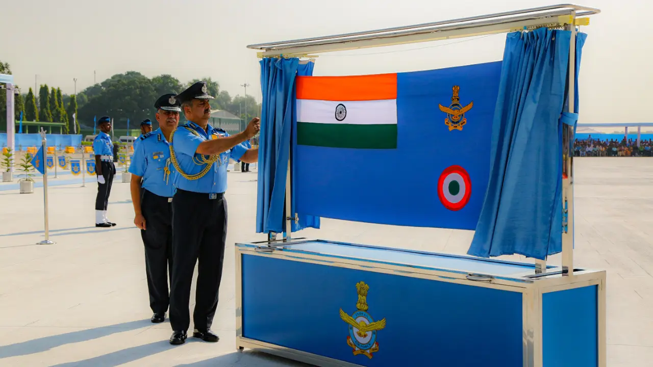 New Indian Air Force Ensign Unveiled on 91st Air Force Day 2023