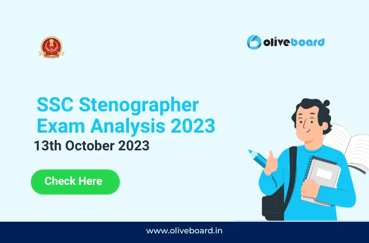 SSC Stenographer Exam Analysis 2023 13th October 2023