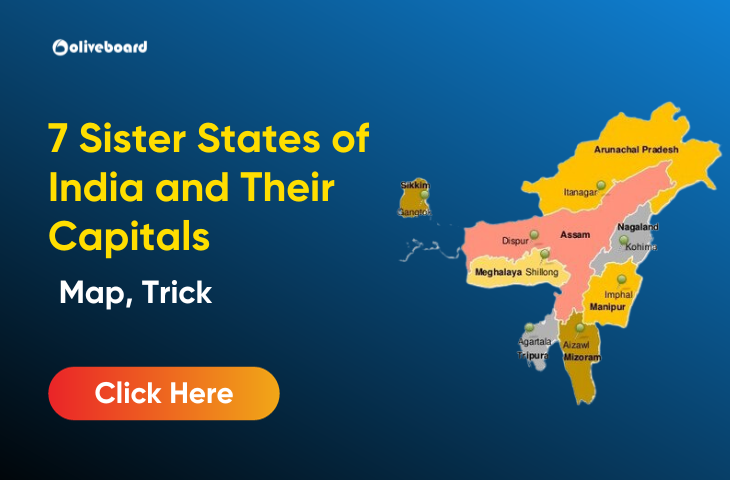 7 Sister States of India and Their Capitals