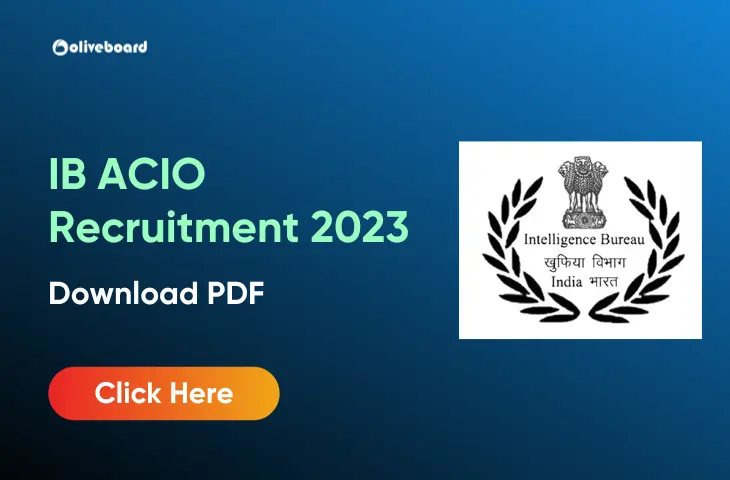 IB ACIO Recruitment 2023
