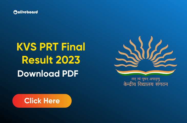 KVS PRT Final Result 2023