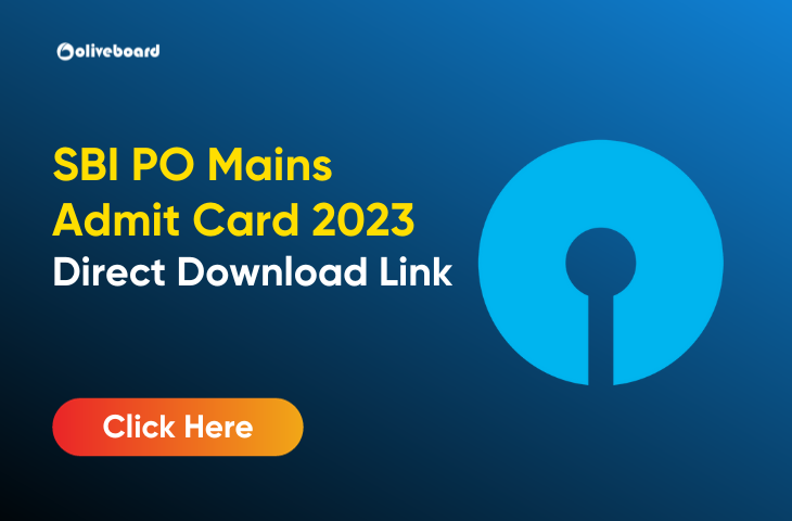 SBI PO Mains Admit Card 2023