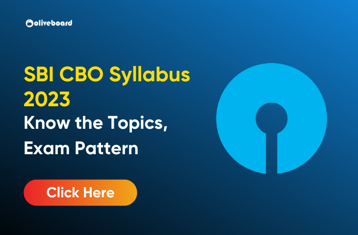 SBI CBO Syllabus 2023