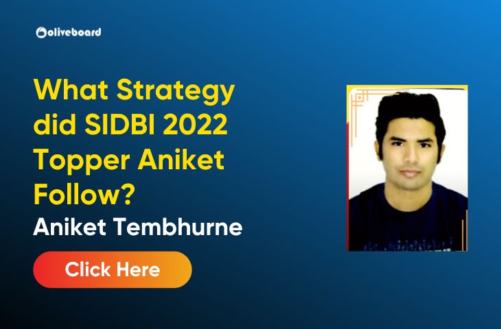 SIDBI Grade A 2022 Topper Aniket Tembhurne