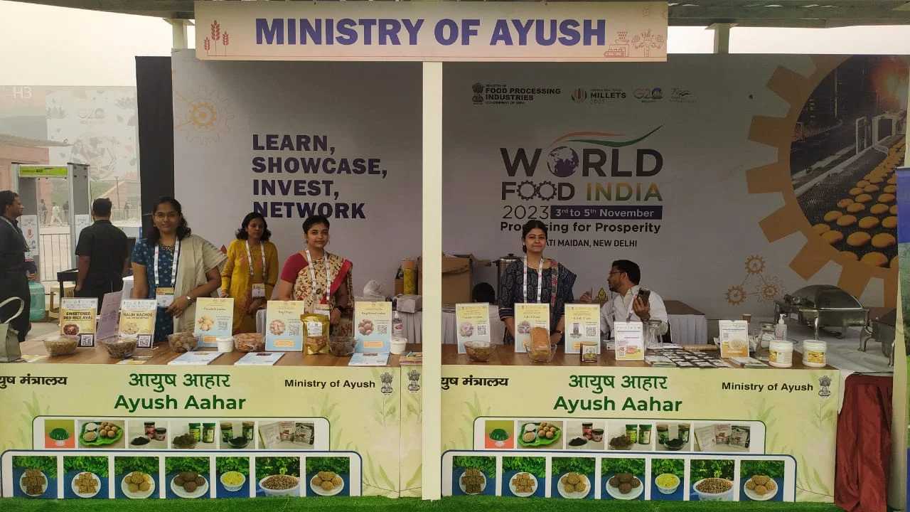 ‘Ayush Aahar’ Products will be Showcased at World Food India 2023