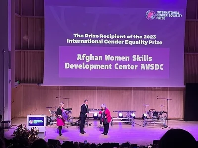 Amongst the leaders in gender equality, Finland awards International Prize to an Afghanistan-based NGO
