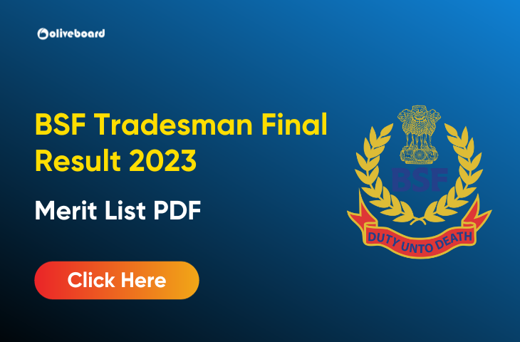 BSF Tradesman Final Result 2023
