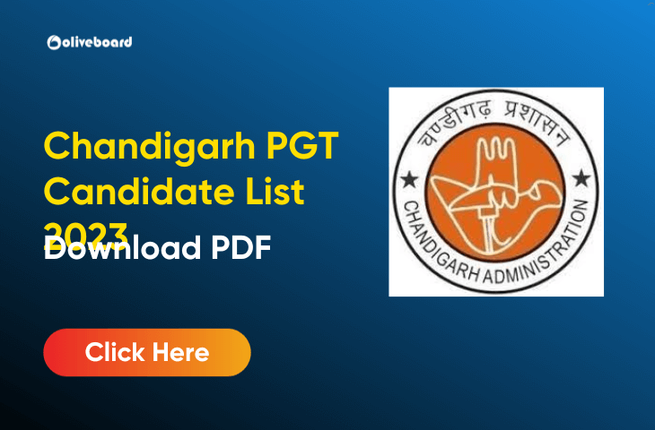 Chandigarh PGT Candidate List 2023