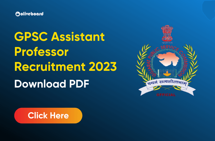 GPSC Assistant Professor Recruitment 2023