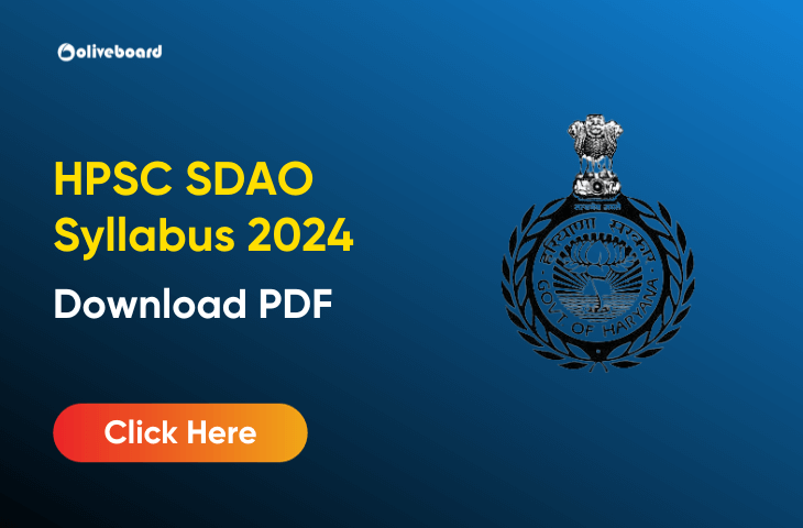 HPSC SDAO Syllabus 2024