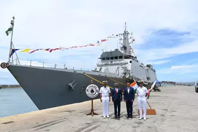 INS SUMEDHA - MISSION DEPLOYED AT ANTSIRANANA, MADAGASCAR