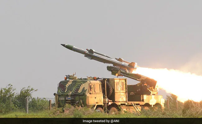 Indian Air Force successfully testfires 'SAMAR' air defense missile system at Exercise Astrashakti