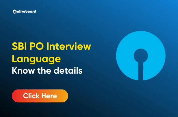 SBI PO Interview Language