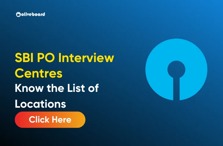 SBI PO Interview Centres