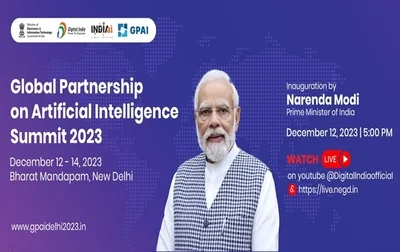 PM Narendra Modi to inaugurate Global Partnership on Artificial Intelligence at Bharat Mandapam