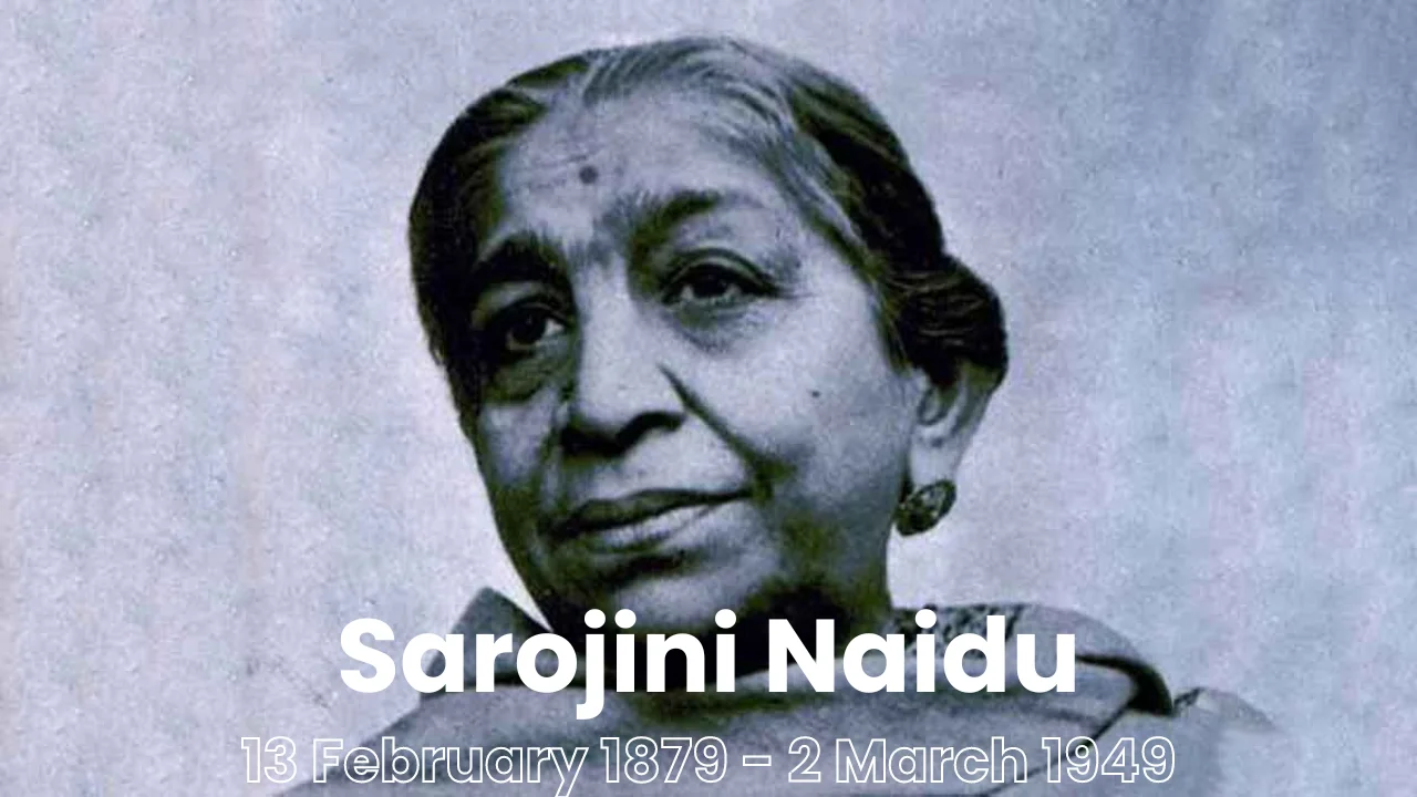 Sarojini Naidu Birth Anniversary 2024 (13th February)