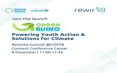 UNICEF in collaboration with India to launch the "Green Rising" initiative at the COP28 Summit in Dubai