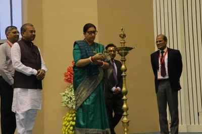 Union Minister Smriti Irani inaugurates National Program on Anganwadi-cum-Crèches in New Delhi