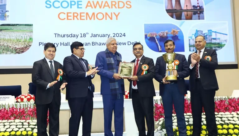 EIL conferred with SCOPE Eminence Award
