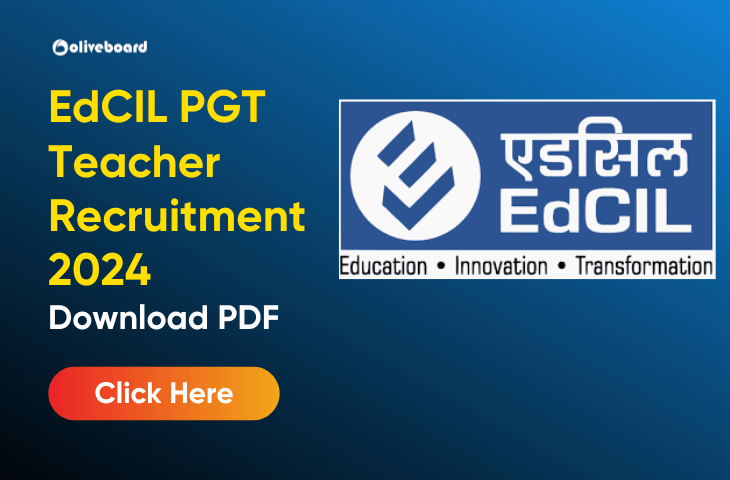 EdCIL PGT Teacher Recruitment 2024 Notification