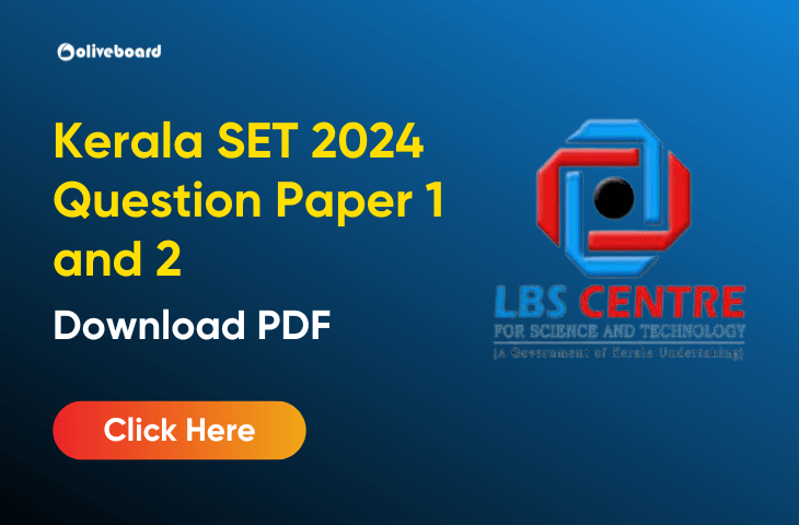 Kerala SET 2024 Question Paper 1 and 2