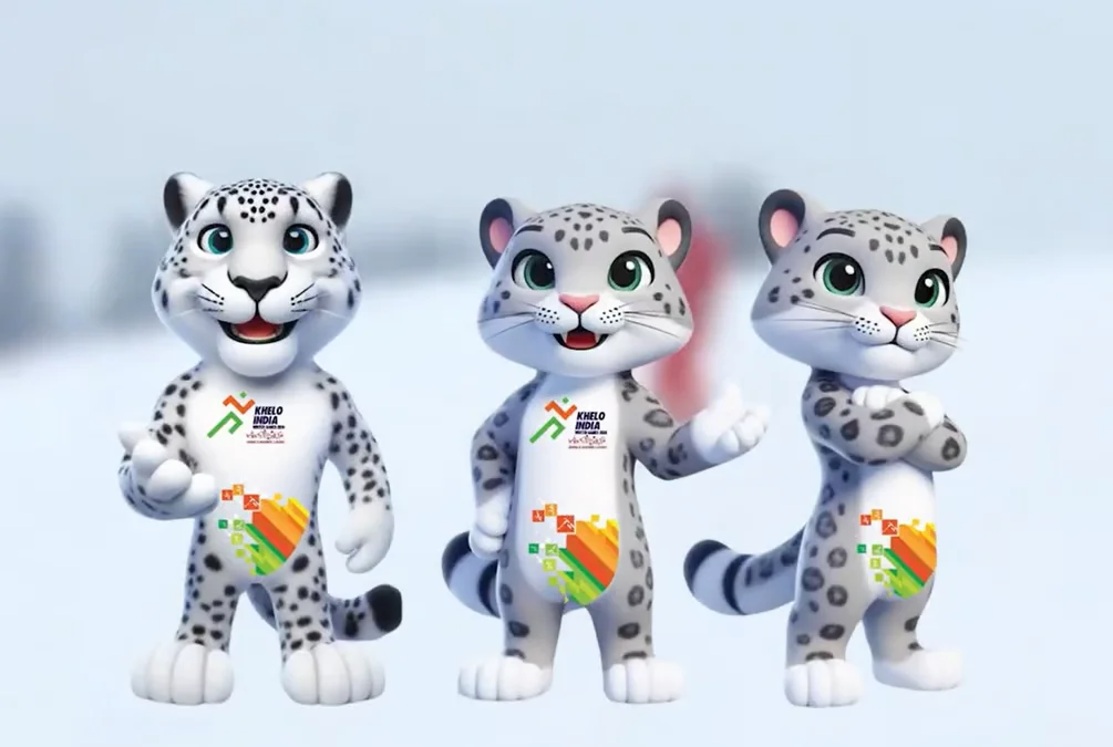 Khelo India Winter Games 2024 mascot, snow leopard ‘Sheen-e She’ (Shan) reveals