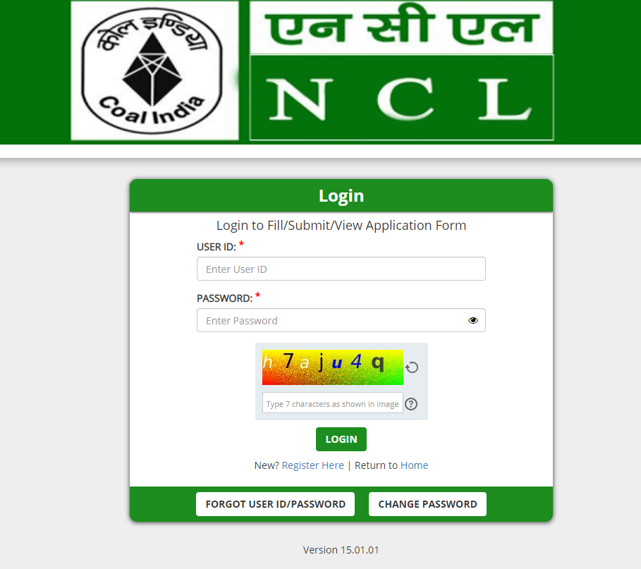 NCL CIL Application Form Link