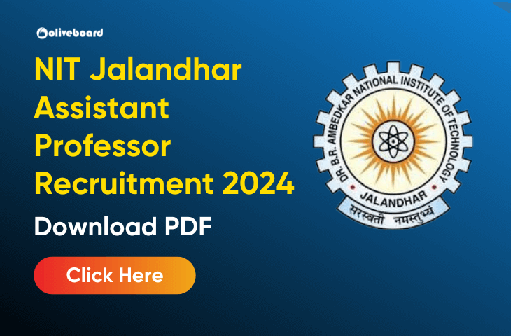 NIT Jalandhar Assistant Professor Recruitment 2024