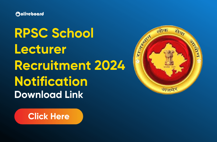 RPSC School Lecturer Recruitment 2024 Notification