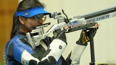 Sonam Maskar wins air rifle silver in Cairo World Cup
