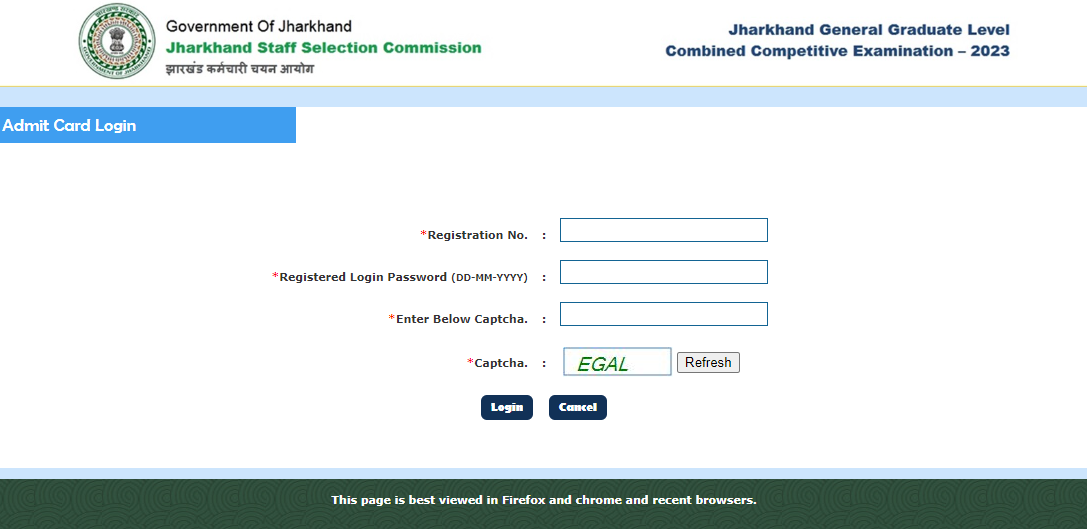 JSSC CGL Admit Card 2024