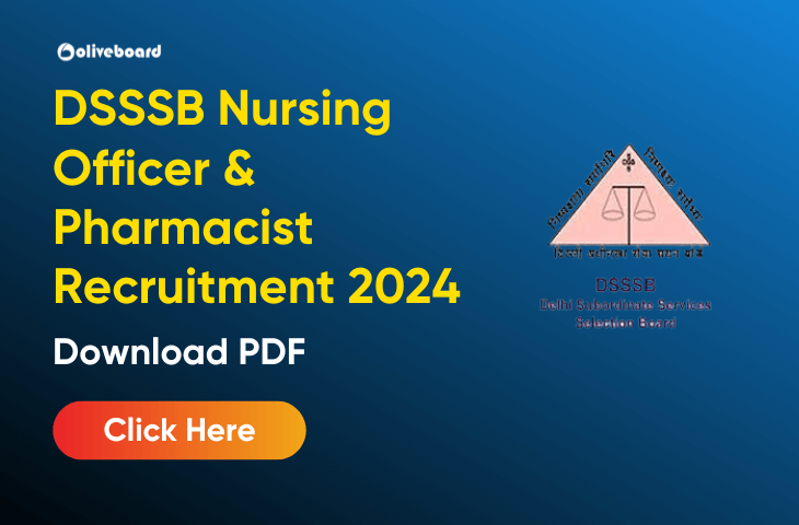 DSSSB Nursing Officer & Pharmacist Recruitment 2024