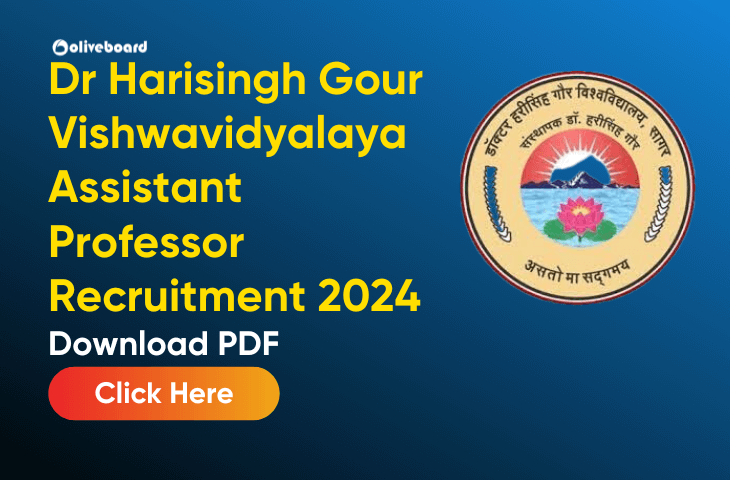 Dr Harisingh Gour Vishwavidyalaya Assistant Professor Recruitment 2024