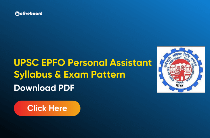 UPSC EPFO Personal Assistant Syllabus & Exam Pattern