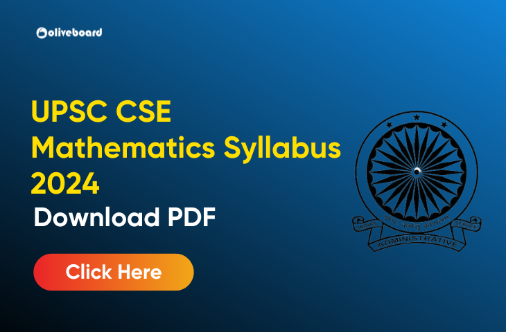 UPSC Mathematics Syllabus 2024