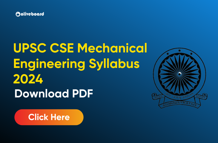 UPSC Mechanical Engineering Syllabus 2024