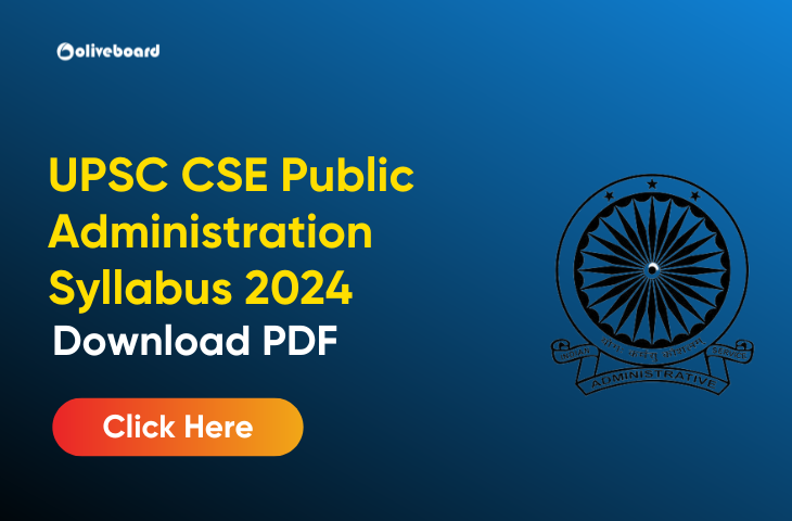 UPSC Public Administration Syllabus 2024