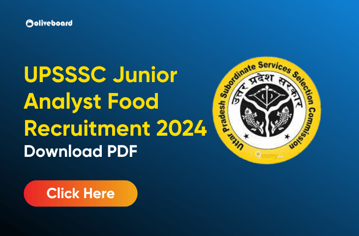 UPSSSC Junior Analyst Food Recruitment 2024