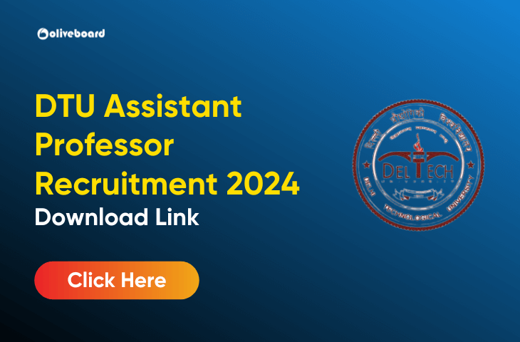 DTU Assistant Professor Recruitment 2024