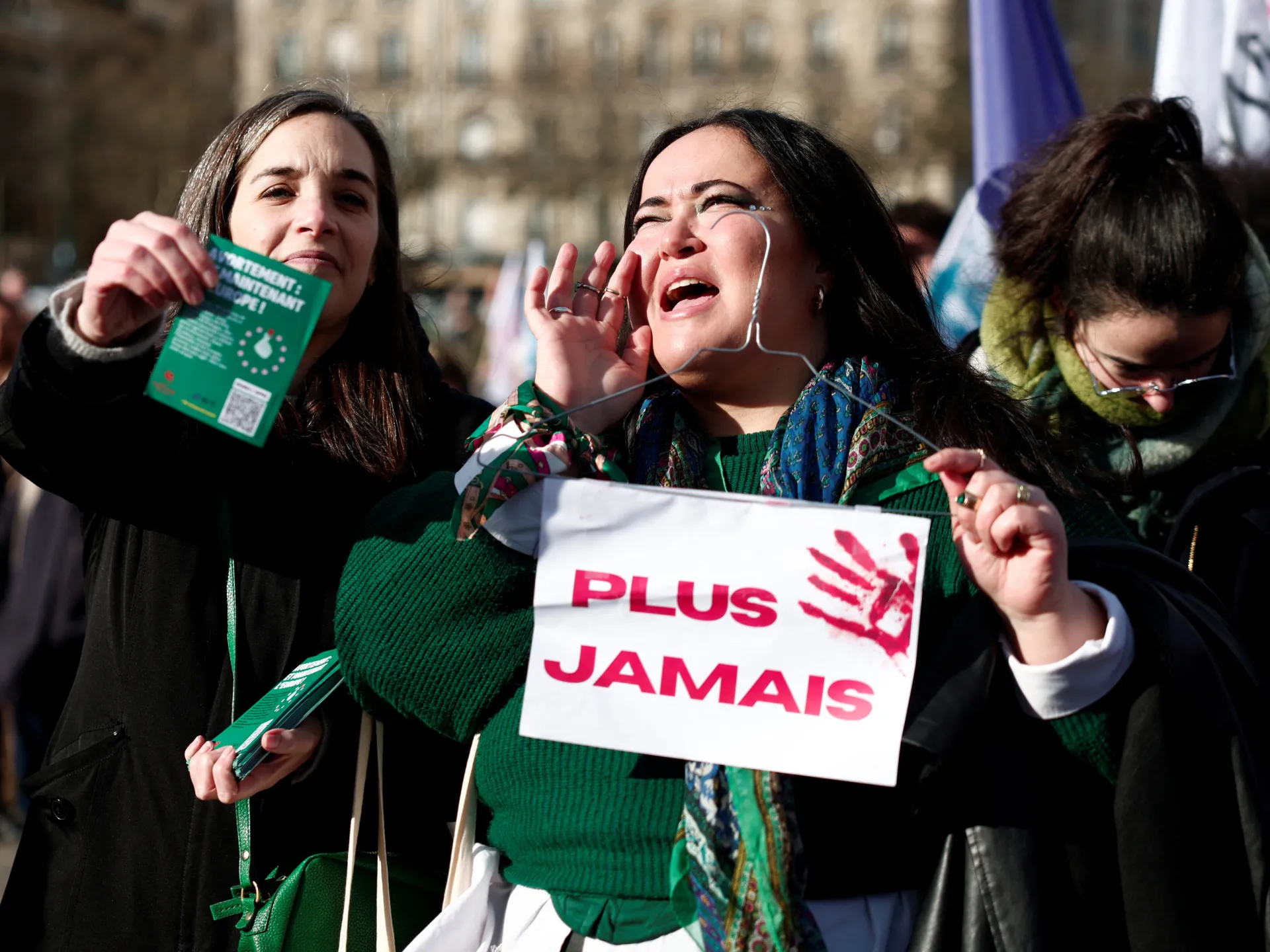 France becomes the world’s first country to enshrine abortion in the constitution