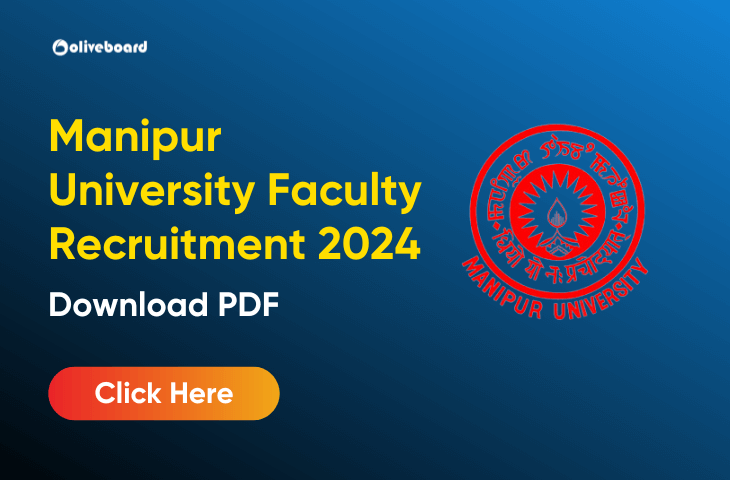 Manipur University Faculty Recruitment 2024
