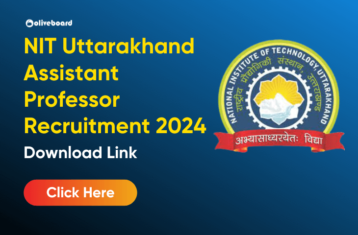 NIT Uttarakhand Assistant Professor Recruitment 2024