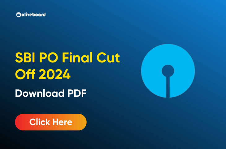 SBI PO Final Cut Off 2024