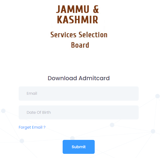 Process To Download JKSSB Inspector Admit Card 2024 Online